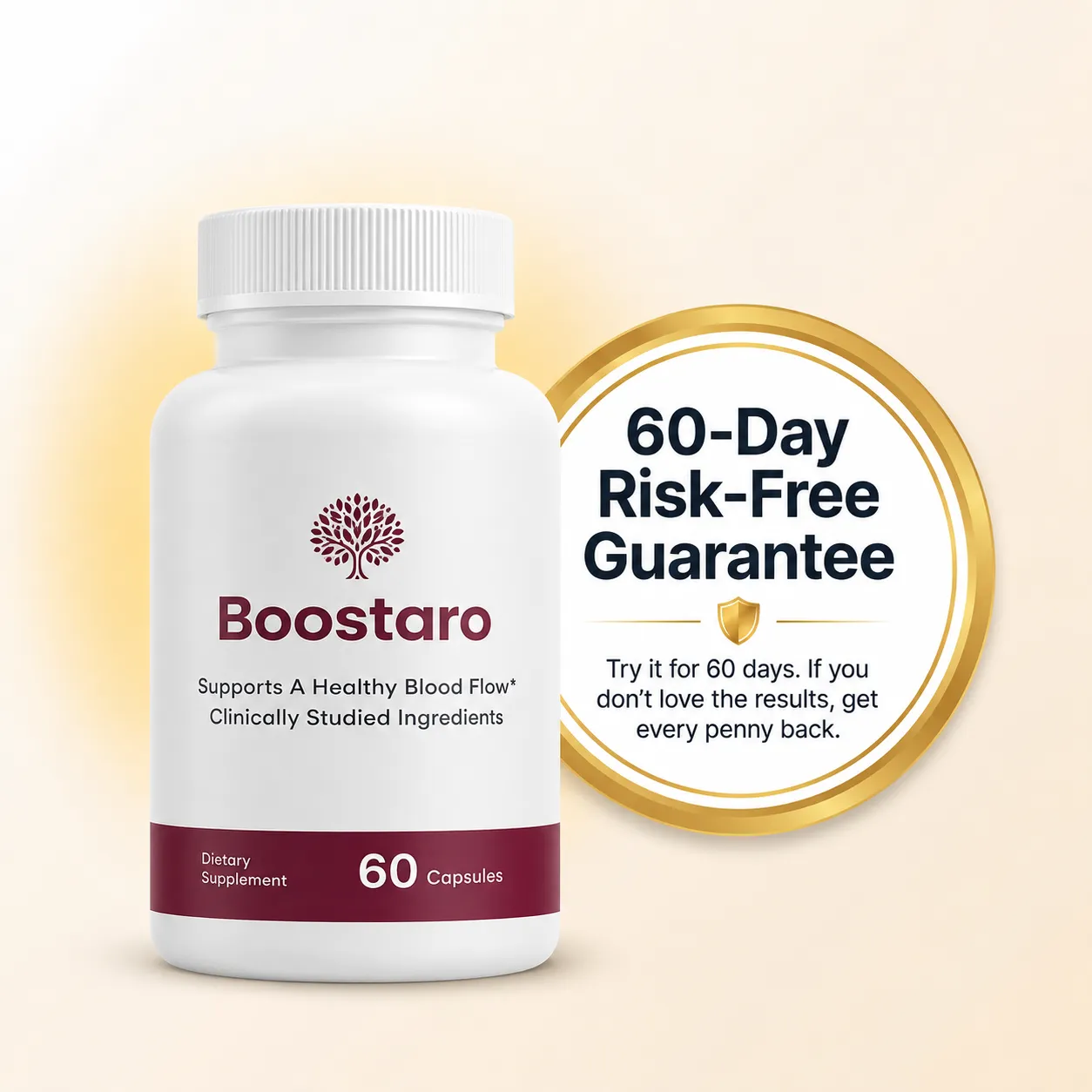 Boostaro 60-Day Money Back Guarantee